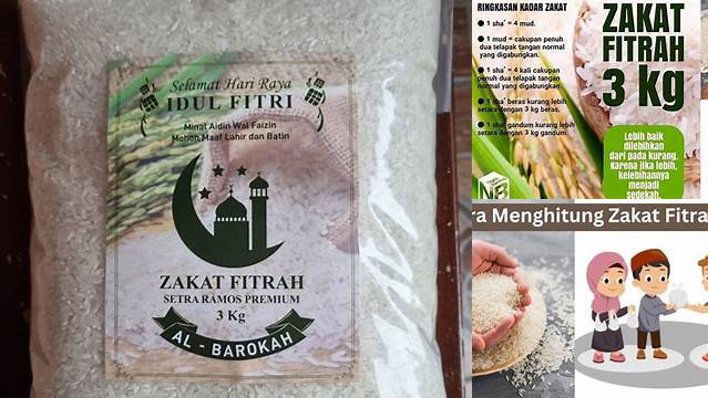 Berapa Beras Untuk Zakat Fitrah