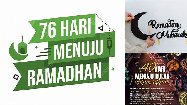 Inilah 10 Hal Penting tentang berapa hari lagi menuju bulan ramadhan menjelang Idul Fitri