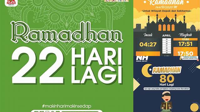 Berapa Hari Lagi Menuju Puasa