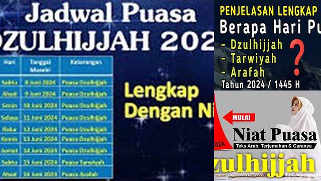 Berapa Hari Puasa Dzulhijjah