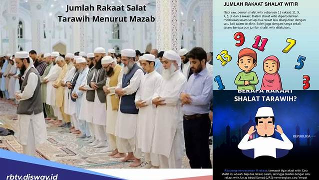 Ketahui 8 Hal Penting tentang berapa jumlah rakaat shalat tarawih dan tata caranya saat idul fitri