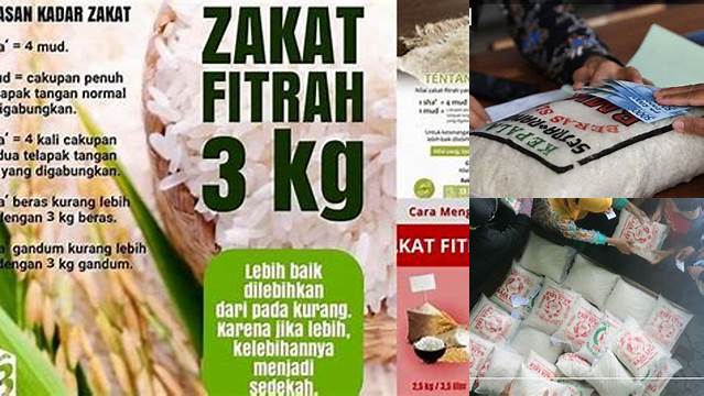 Berapa Kg Zakat Fitrah Per Orang