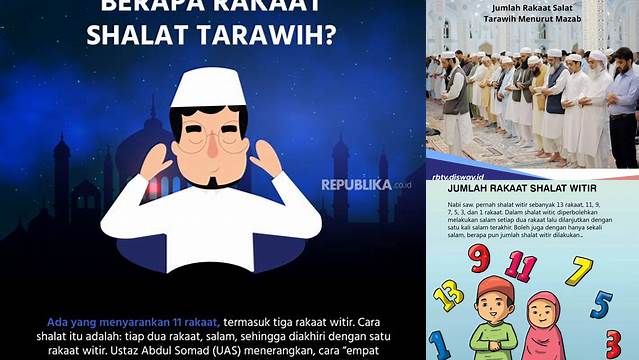 Berapa Rakaat Shalat Tarawih