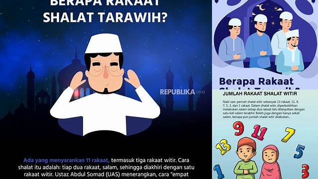 Berapa Rakaat Tarawih