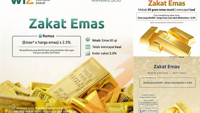 Berapa Zakat Emas