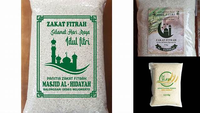 Beras Untuk Zakat Fitrah