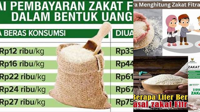 Beras Zakat Fitrah Berapa Liter