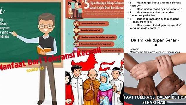 Temukan Manfaat Toleransi yang Harus Anda Tahu