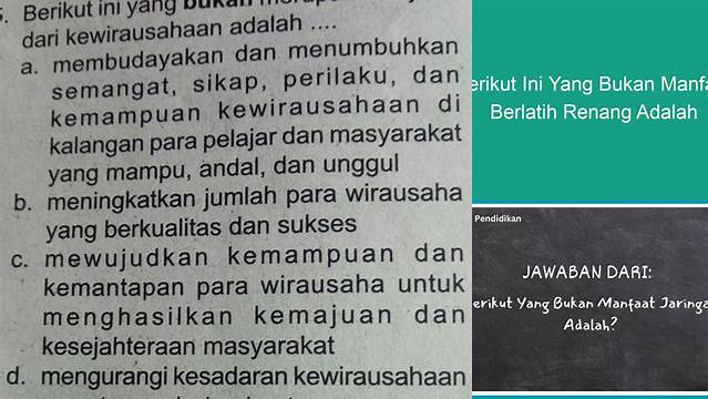 Temukan Manfaat Penting yang Jarang Diketahui di Balik "Berikut yang Bukan Manfaat"