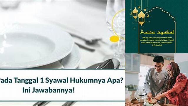 Berpuasa Pada Tanggal 1 Syawal Hukumnya