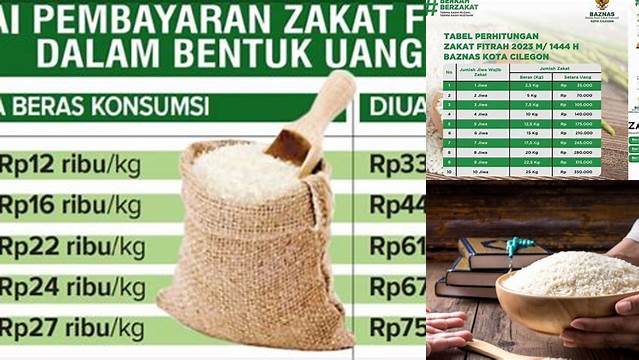 Besaran Zakat Fitrah Beras