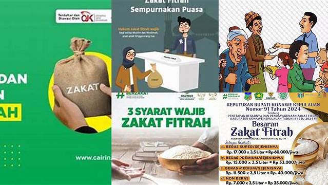 Besarnya Zakat Fitrah