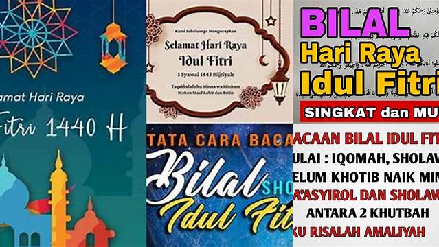 Bilal Hari Raya Idul Fitri