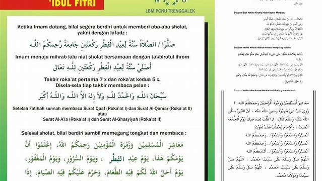 Bilal Idul Fitri Pdf