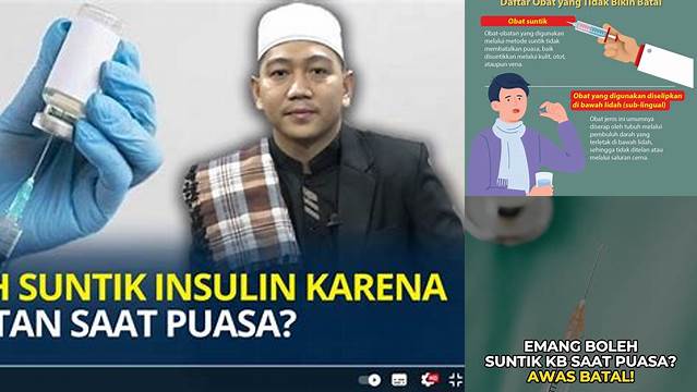 Boleh Suntik Saat Puasa