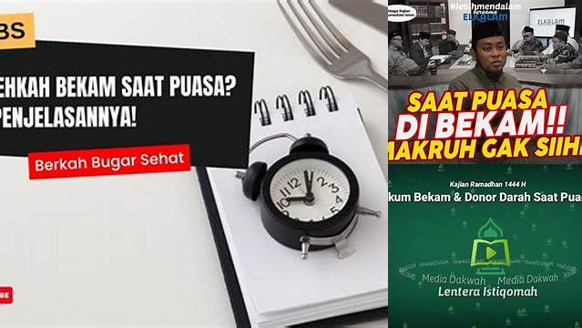 Bolehkah Bekam Saat Puasa