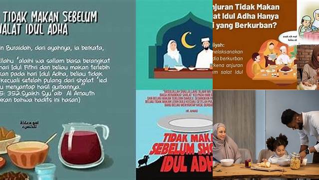 Bolehkah Minum Sebelum Shalat Idul Adha