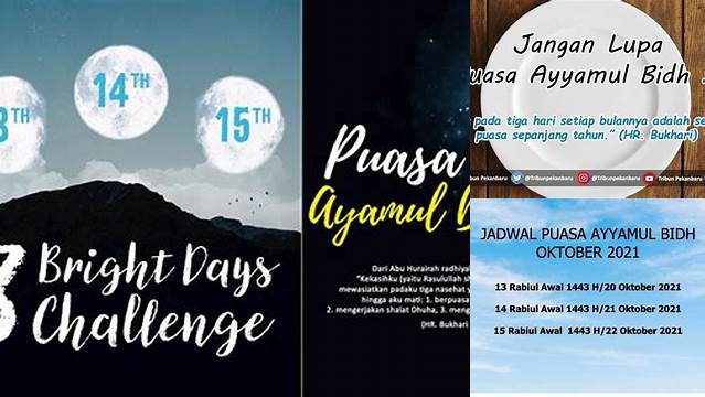 Bolehkah Puasa Ayyamul Bidh 1 Hari