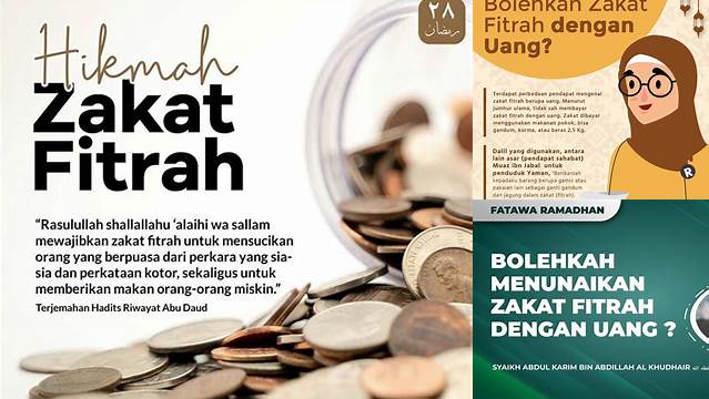 Bolehkah Zakat Fitrah Dengan Uang