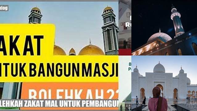 Bolehkah Zakat Mal Untuk Pembangunan Masjid