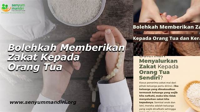 Bolehkan Zakat Kepada Orang Tua