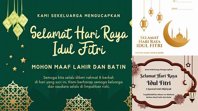 Buat Kartu Ucapan Idul Fitri