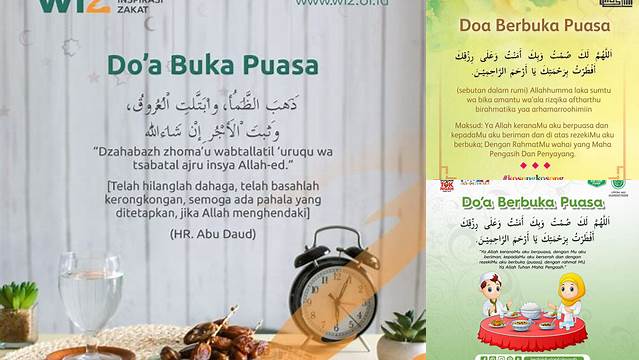 Buka Puasa Doa