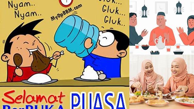 Buka Puasa Lucu