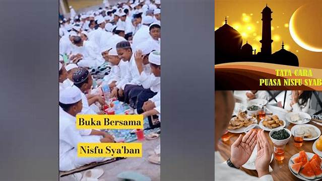 Buka Puasa Nisfu Sya Ban