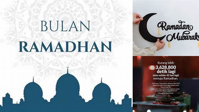 8 Hal Penting tentang bulan ramadhan kurang berapa hari lagi menjelang idul fitri penuh berkah