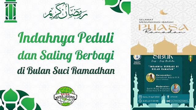 9 Hal Penting tentang caption indahnya berbagi di bulan ramadhan untuk Idul Fitri Bahagia