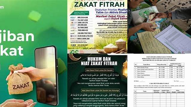 Cara Bayar Zakat Fitrah Di Masjid