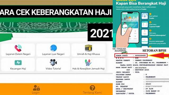 Cara Cek Keberangkatan Haji Dengan Nama