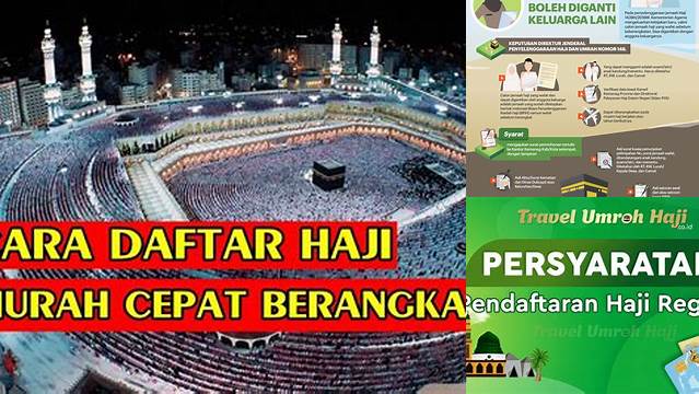 Cara Daftar Haji Cepat Berangkat