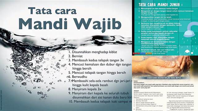 Cara Mandi Wajib Sebelum Puasa