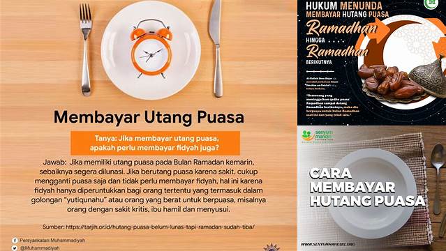 Inilah 8 Hal Penting tentang Cara Membayar Hutang Puasa Ramadhan menjelang Idul Fitri