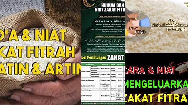 Cara Mengeluarkan Zakat Fitrah