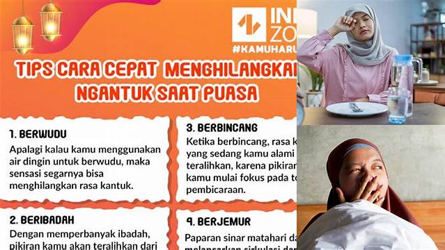 Cara Menghilangkan Ngantuk Saat Puasa