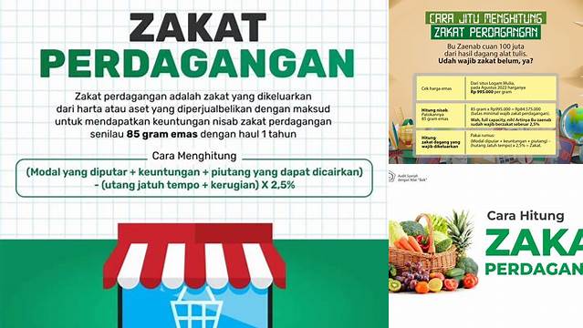 Cara Menghitung Zakat Perdagangan