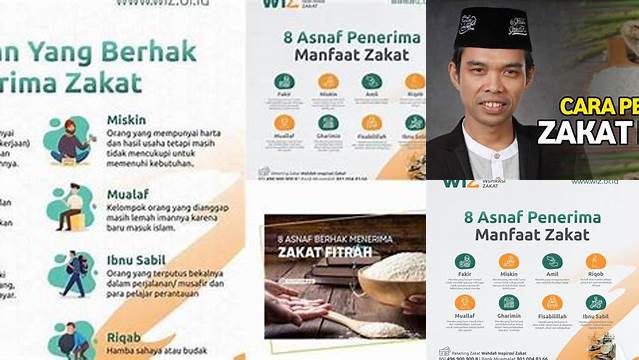 Cara Pembagian Zakat Fitrah 8 Asnaf