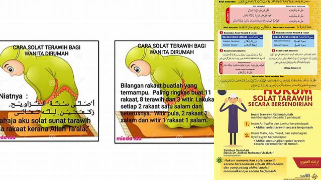 Cara Solat Tarawih Sendirian Di Rumah