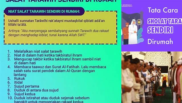 Cara Tarawih Di Rumah