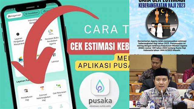 Cek Estimasi Keberangkatan Haji