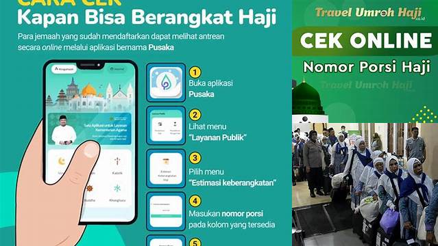 Cek Jadwal Keberangkatan Haji