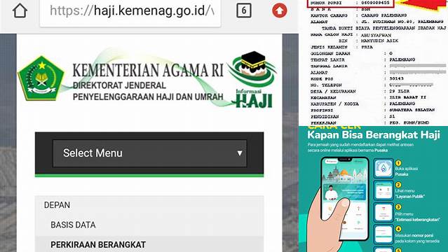 Cek Keberangkatan Porsi Haji