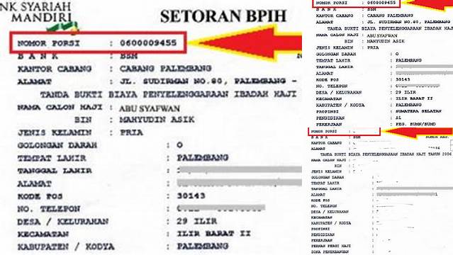 Cek No Porsi Keberangkatan Haji