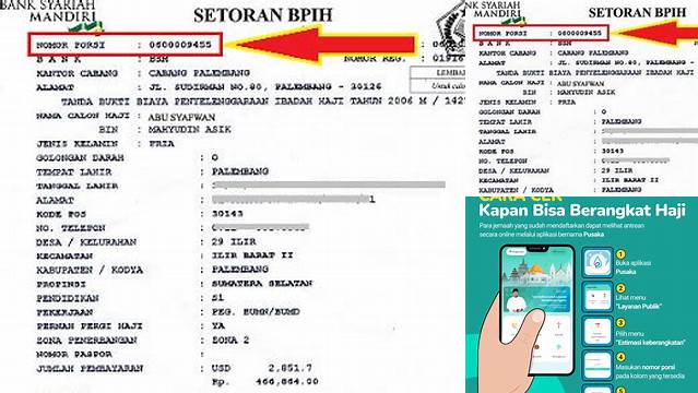 Cek Nomor Porsi Haji Berdasarkan Nama