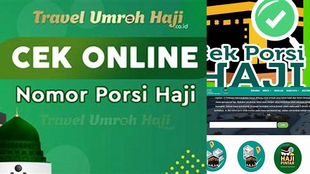 Cek Porsi Haji Online