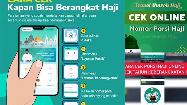 Cek Porsi Keberangkatan Haji Online