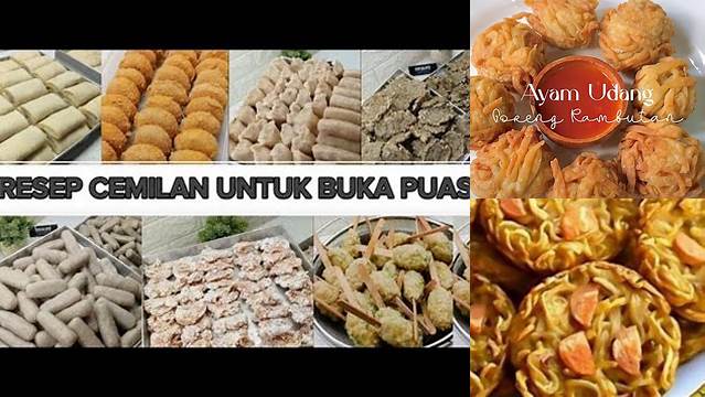 Cemilan Untuk Buka Puasa